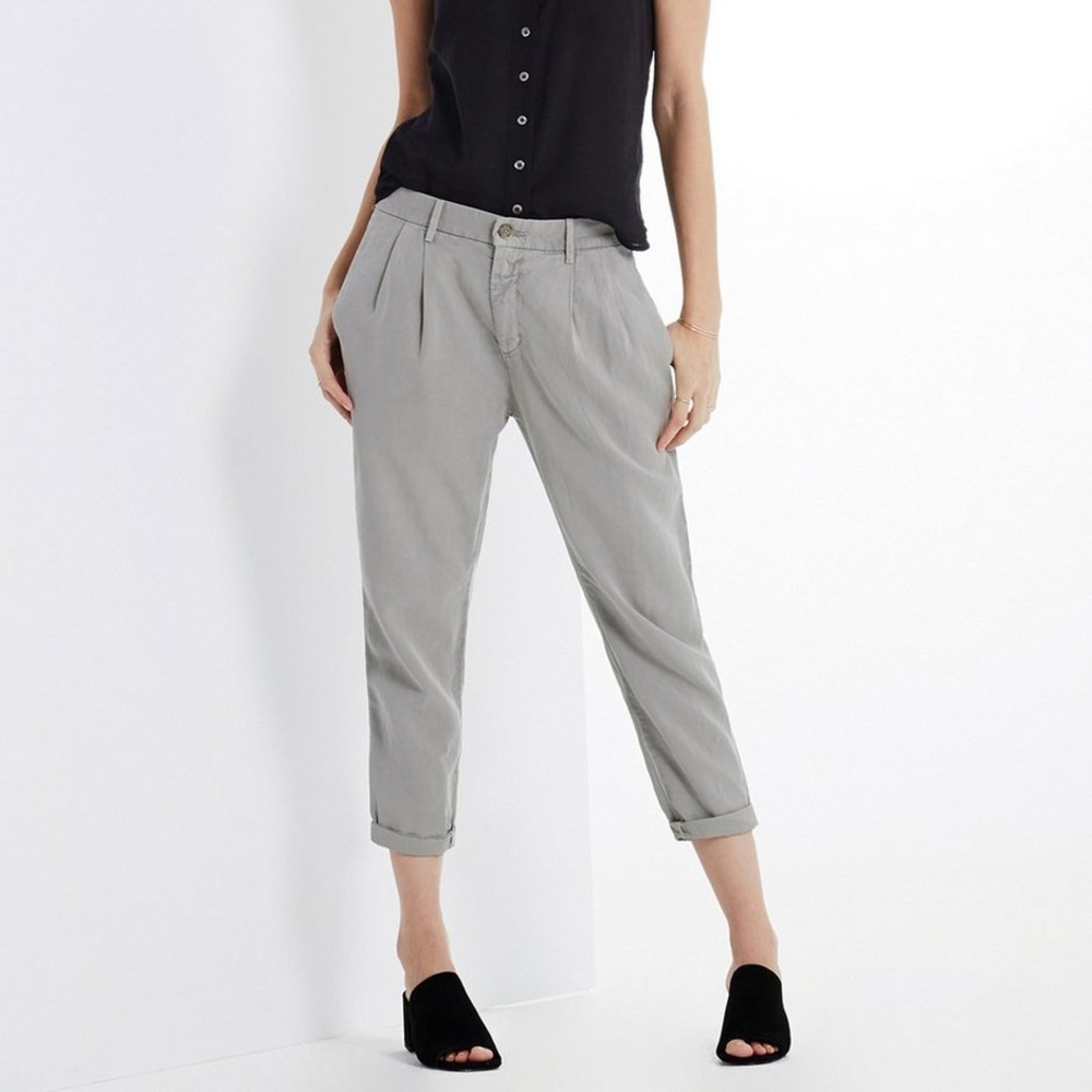 AG Jeans The Evan front pleated relaxed trouser size 27